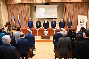 12 декабря 2024 г. Посол по особым поручениям В.В.Запевалов принял участие в мероприятии, посвященном Дню памяти Г.Алиева