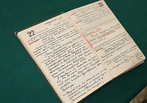5 мая 2022 г. в Военно-историческом музее артиллерии, инженерных войск и войск связи состоялась памятная акция по передаче рабочего дневника одного из основателей танка Т-34 конструктора А.А.Морозова.